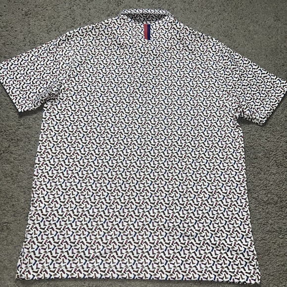 New Rhoback Western Cowboy Hat Boots Men's Performance Polo Size M - Picture 6 of 6